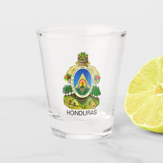 Honduras Schnapsglas (Vorderseite)