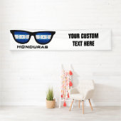 Honduras Shades benutzerdefinierte Text- und Farbb Banner (Insitu)