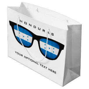 Honduras Shades Tasche für Sondertext und Farbgesc Große Geschenktüte