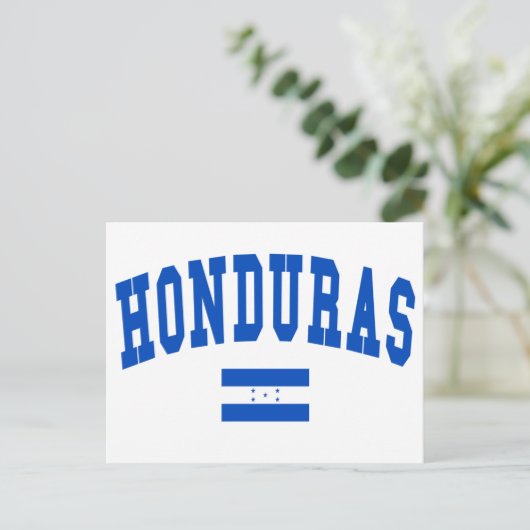 Honduras Style Postkarte (Stehend Vorderseite)