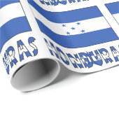 Honduras und Honduras Geschenkpapier (Rolleneckpunkt)
