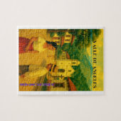  Honduras Valle de Angeles Retro poster Puzzle (Horizontal)