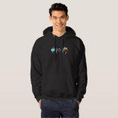 Honduras Venezuela Flag Honduran Venezuelan Heartb Hoodie (Vorne ganz)