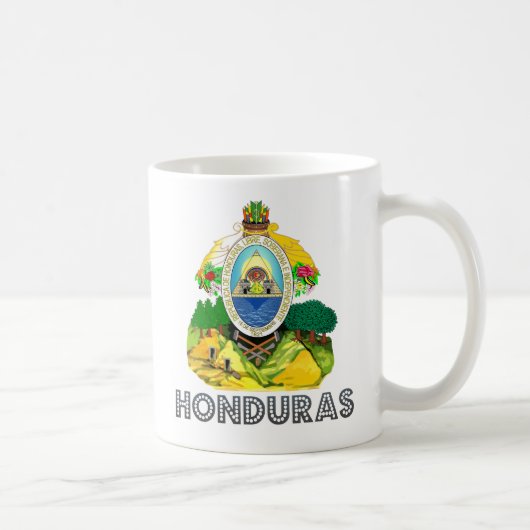 Honduras-Wappen Kaffeetasse (Rechts)
