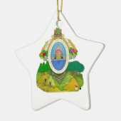 Honduras-Wappen Keramik Ornament (Links)