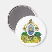 Honduras-Wappen Magnet (Vorderseite/Rückseite)