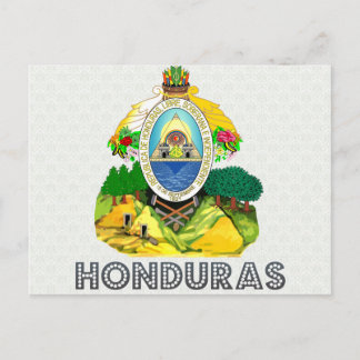 Honduras-Wappen Postkarte