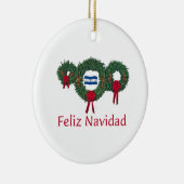 Honduras-Weihnachten 2 Keramik Ornament (Rechts)