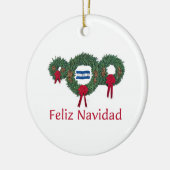 Honduras-Weihnachten 2 Keramik Ornament (Links)