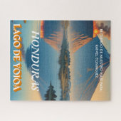  Honduras Yojoa Lake Retro poster  Puzzle (Horizontal)