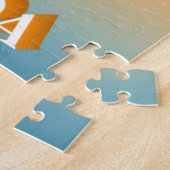  Honduras Yojoa Lake Retro poster  Puzzle (Seite)