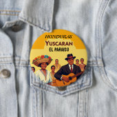  Honduras YUSCARAN Retro poster Button (Beispiel)