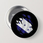 Honduras zerrissene Flagge Button (Vorne & Hinten)