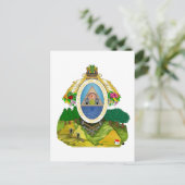 Hondurasemblem Postkarte (Stehend Vorderseite)