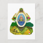 Hondurasemblem Postkarte (Vorderseite)
