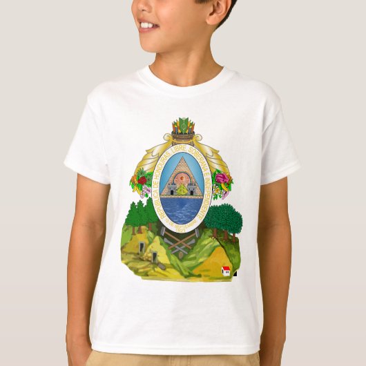 Hondurasemblem T-Shirt (Vorderseite)