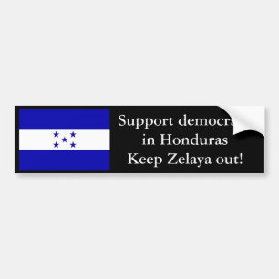 HondurasFlag, Stützdemokratie in HondurasKeep… Autoaufkleber