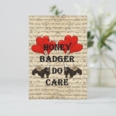 Hone badger do care (Stehend Vorderseite)