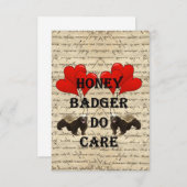 Hone badger do care (Vorne/Hinten)