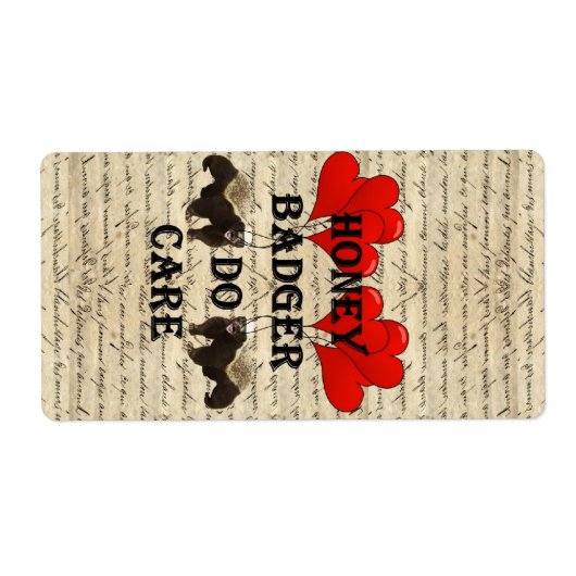 Hone badger do care (Vorne)