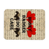 Hone badger do care magnet (Horizontal)