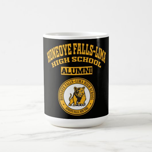 Honeoye Falls-Lima HS NY Alumni-Tasse Kaffeetasse (Mittel)
