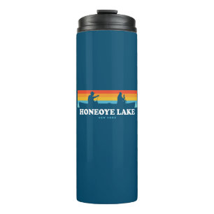 Honeoye Lake New York Canoe Thermosbecher