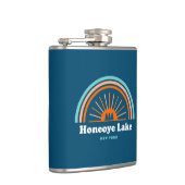 Honeoye Lake New York Rainbow Flachmann (Rechts)