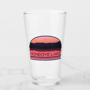 Honeoye Lake New York Red Sunrise Glas