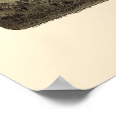 Honesdale, PA Panoramic Map - 1890 Poster (Ecke)