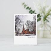 Honesdale, PA Post Card-First Presbyterian Church Postkarte (Stehend Vorderseite)