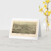 Honesdale, panoramische Karte PAs - 1890 (Gelbe Blume)