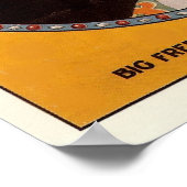 Honest Bill Vintag Circus Poster (Ecke)