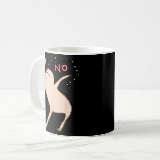 Honest Blob sagt Nein Kaffeetasse (Vorderseite Links)