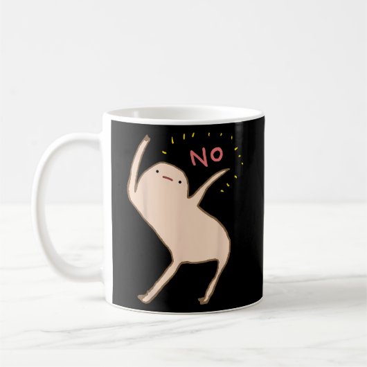 Honest Blob sagt Nein Kaffeetasse (Links)