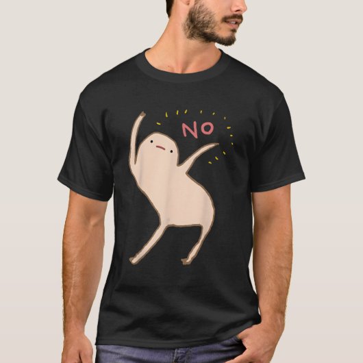 Honest Blob sagt Nein T-Shirt (Vorderseite)