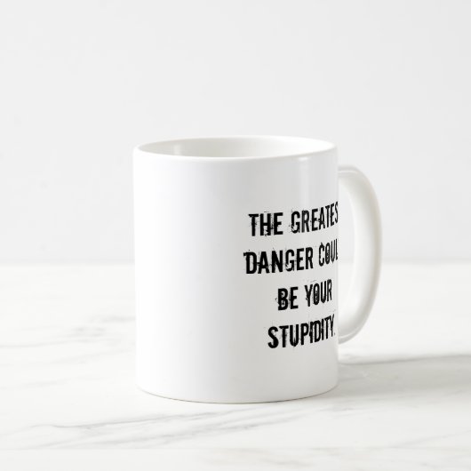 Honest Mug Kaffeetasse (VorderseiteRechts)