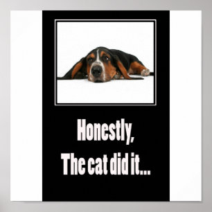 Honestly, the cat did it... poster