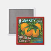 Honesty Louisiana Orange Magnet (Vorderseite/Rückseite)