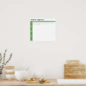 Honesty Schriftart Ligatures Poster (Küche)