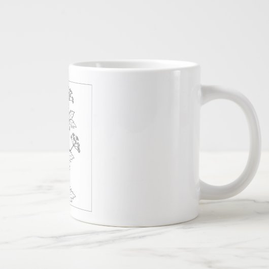 Honewort - Cryptotaenie canadensis - Native Pflanz Jumbo-Tasse (Rechts)