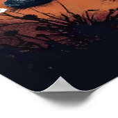 Honey Badger Artwork Poster (Ecke)