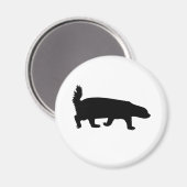 Honey Badger Black Magnet (Vorderseite/Rückseite)