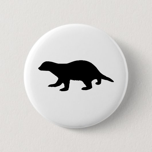 Honey Badger Button (Vorderseite)