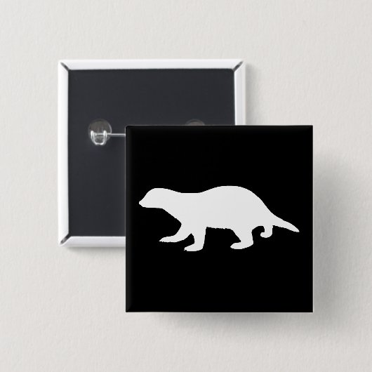 Honey Badger Button (Vorne & Hinten)