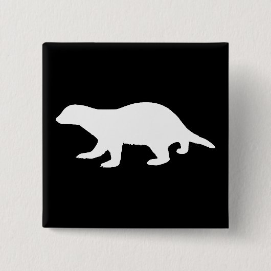 Honey Badger Button (Vorderseite)