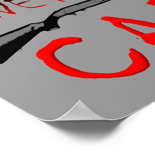 Honey Badger Care Poster (Ecke)