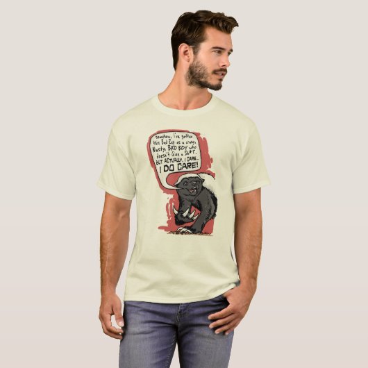 Honey Badger - Care T-Shirt (Vorne ganz)