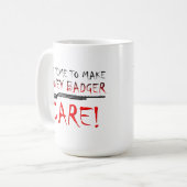 Honey Badger Care Tasse (Vorderseite Links)