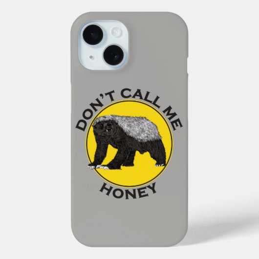 Honey Badger Case-Mate iPhone Hülle (Rückseite)